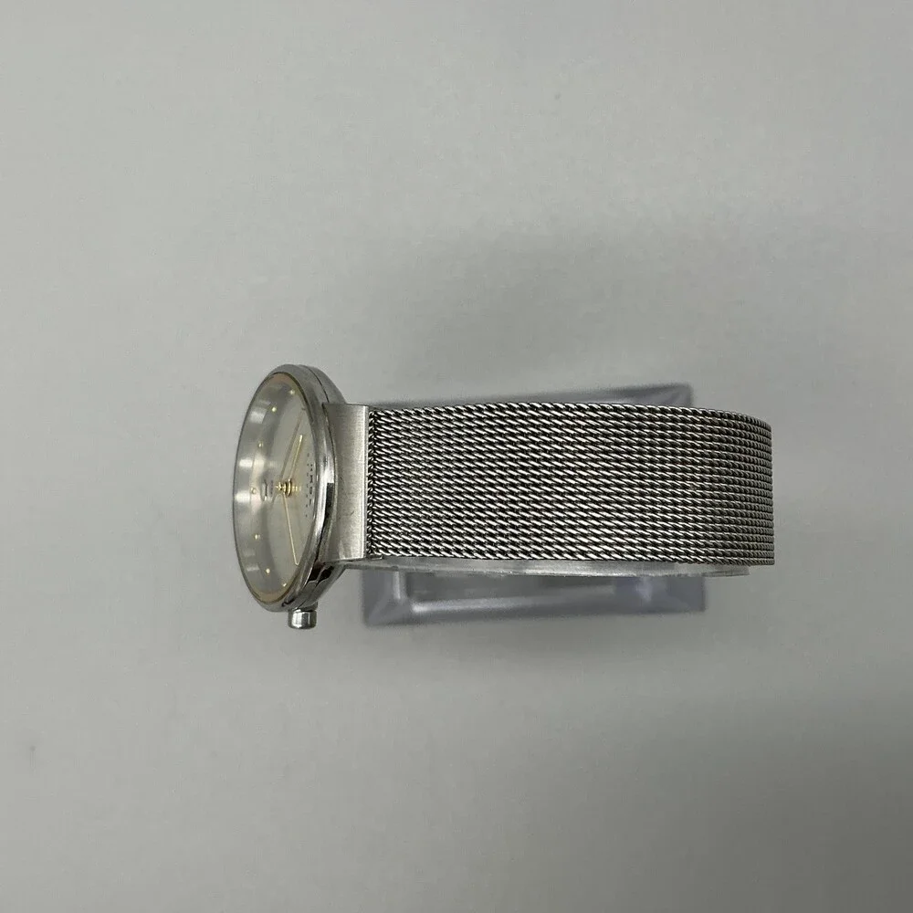 Skagen 355SGSC Womens Watch 26mm Silver Tone Stainless Steel Date New Battery